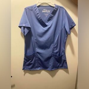 Women’s scrubs size S. Ceil blue color